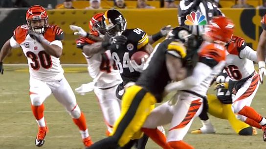 Steelers' Terence Garvin Gave AFC North Rival Kevin Huber Most Memorable Moment In 14-Year Career  (Terence Garvin)