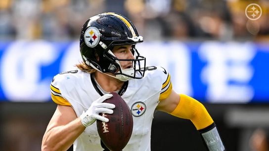 Steelers' Kenny Pickett in a victory over the Los Angeles Rams Steelers' Kenny Pickett in a victory over the Los Angeles Rams