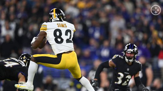 Steelers receiver Steven Sims 