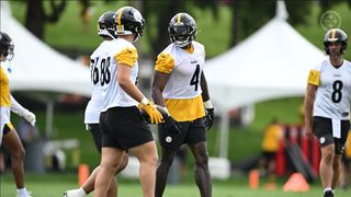 Steelers Finally Seeing Improved Connection Between Aaron Rodgers And DK Metcalf (Steelers News). Photo by Jordan Perez / Pittsburgh Steelers