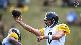 Steelers' Aaron Rodgers Gives Incredible Insight On Promising Key Piece On The Offensive Side Of The Ball (Steelers News). Photo by Alysa Rubin / Pittsburgh Steelers