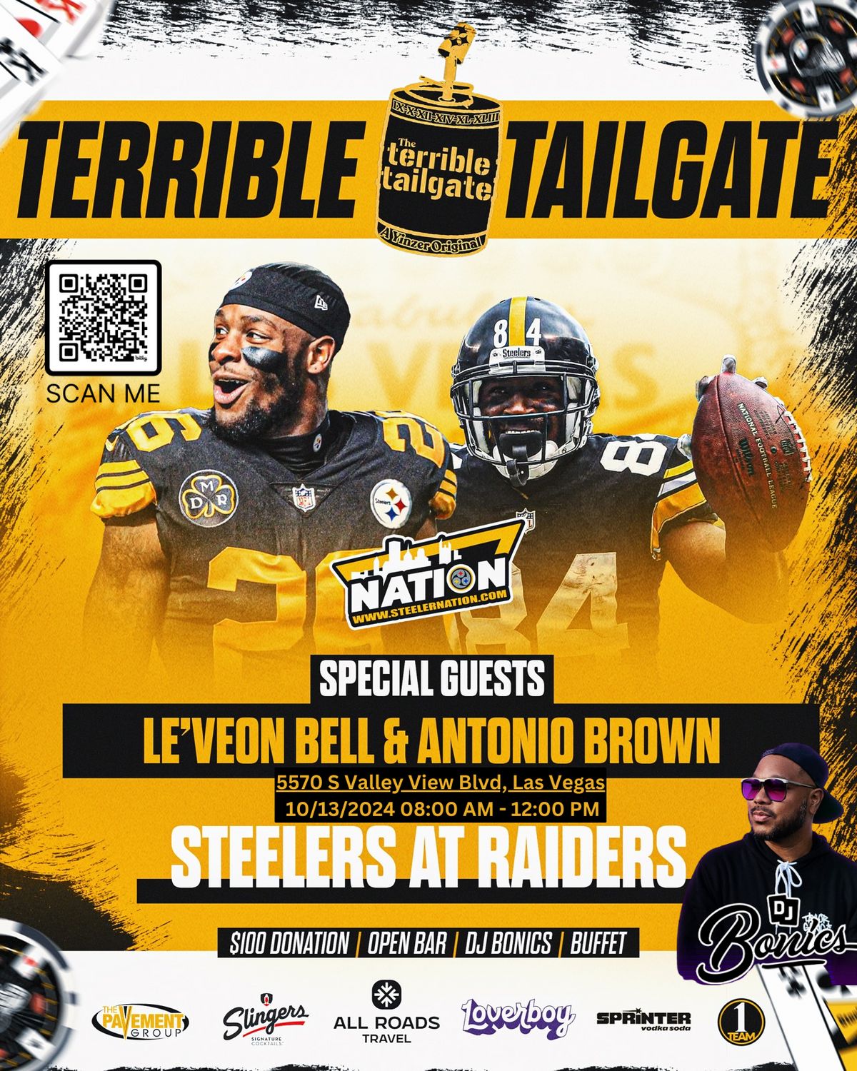 Steelers Le'Veon Bell Antonio Brown