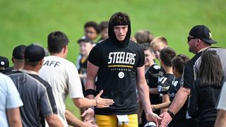 Steelers' Drew Allar Displays Incredible "God Given" Gift But 1 Alarming Problem Keeps Showing Up (Steelers News). Photo by Barry Reeger / Imagn Images