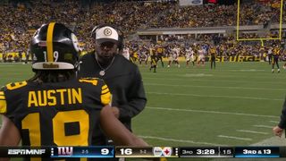 Ex-Steelers HC Mike Tomlin Now Under Fire For Failure Of Calvin Austin III (Steelers News). Photo by ESPN Monday Night Football