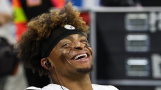 Steelers' Justin Fields Shows He Is Clearly Happier In Pittsburgh After Laughing At Hilarious Chicago Comparison (Steelers News). Photo by X: @brgridiron