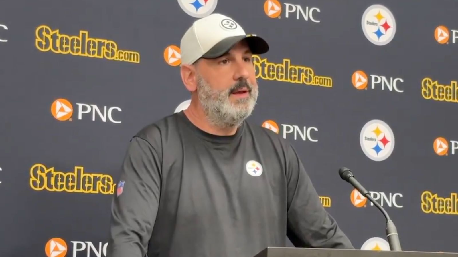Steelers' Brian Angelichio Teases Exciting New Roles For Pat Freiermuth And Darnell Washington (Steelers News). Photo by YouTube / Pittsburgh Steelers