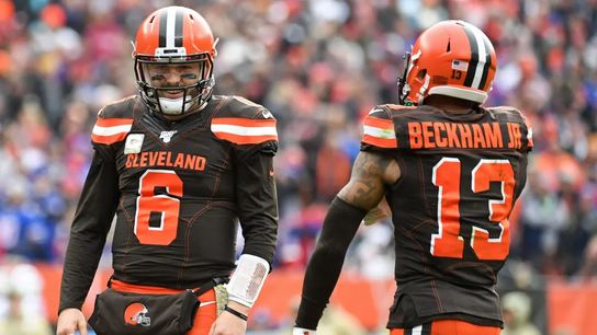Cleveland Browns Baker Mayfield and Odell Beckham Jr Steelers Cleveland Browns Baker Mayfield and Odell Beckham Jr