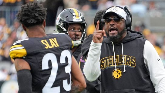 Former Steelers CB Darius Slay Seriously Shuts Down "Fire [Mike] Tomlin" Chants. Photo by AP Photo