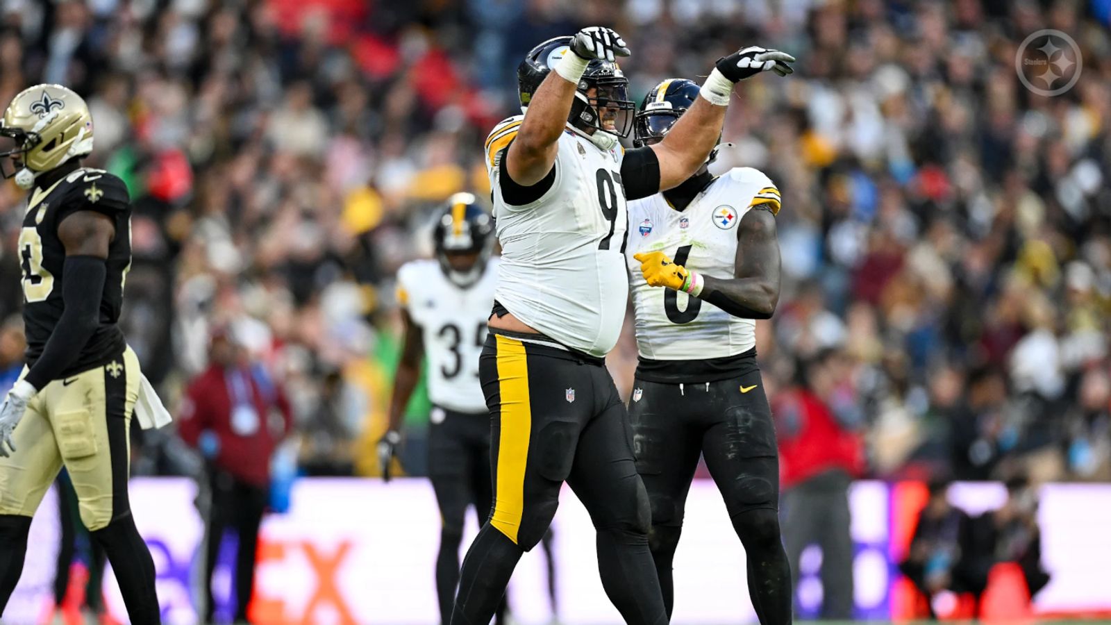 Steelers' Cameron Heyward Knows One Painful Chance Slipped Away In Paris (Steelers News). Photo by Karl Roser / Pittsburgh Steelers