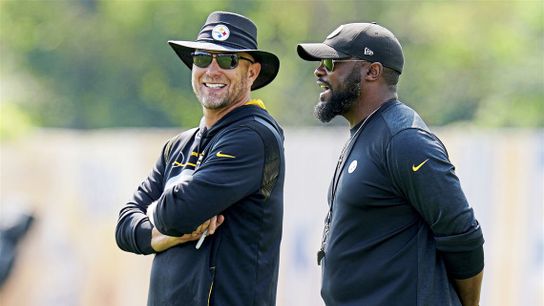 Steelers' Mike Tomlin and Matt Canada Steelers' Mike Tomlin and Matt Canada