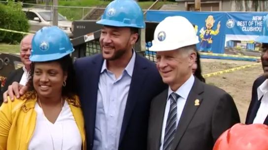 Steelers Charlie Batch and Art Rooney II Steelers Charlie Batch and Art Rooney II