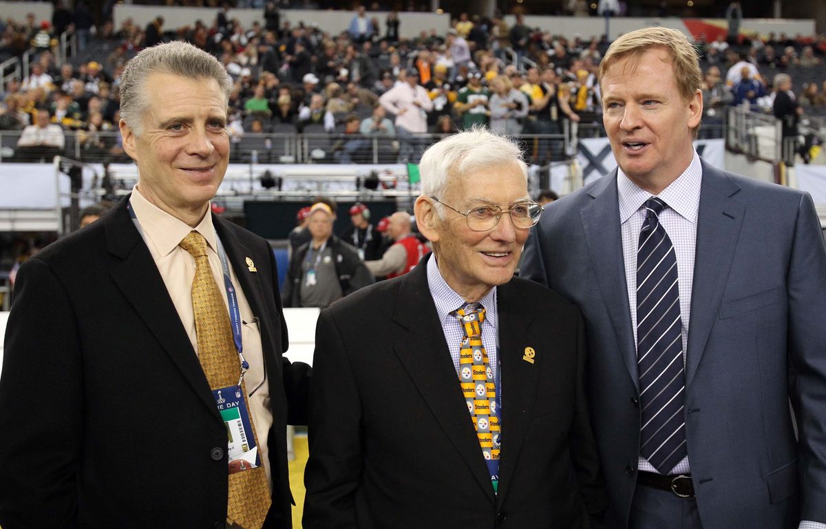 Steelers' Dan rooney, Art rooney II, Roger Goodell