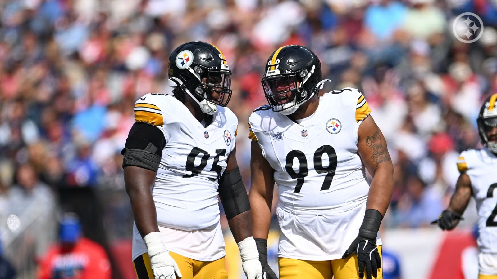 "Big, Big Ceiling:" Steelers' Teryl Austin Believes Derrick Harmon Is Going To Be A Stud (Steelers News). Photo by Alysa Rubin / Pittsburgh Steelers