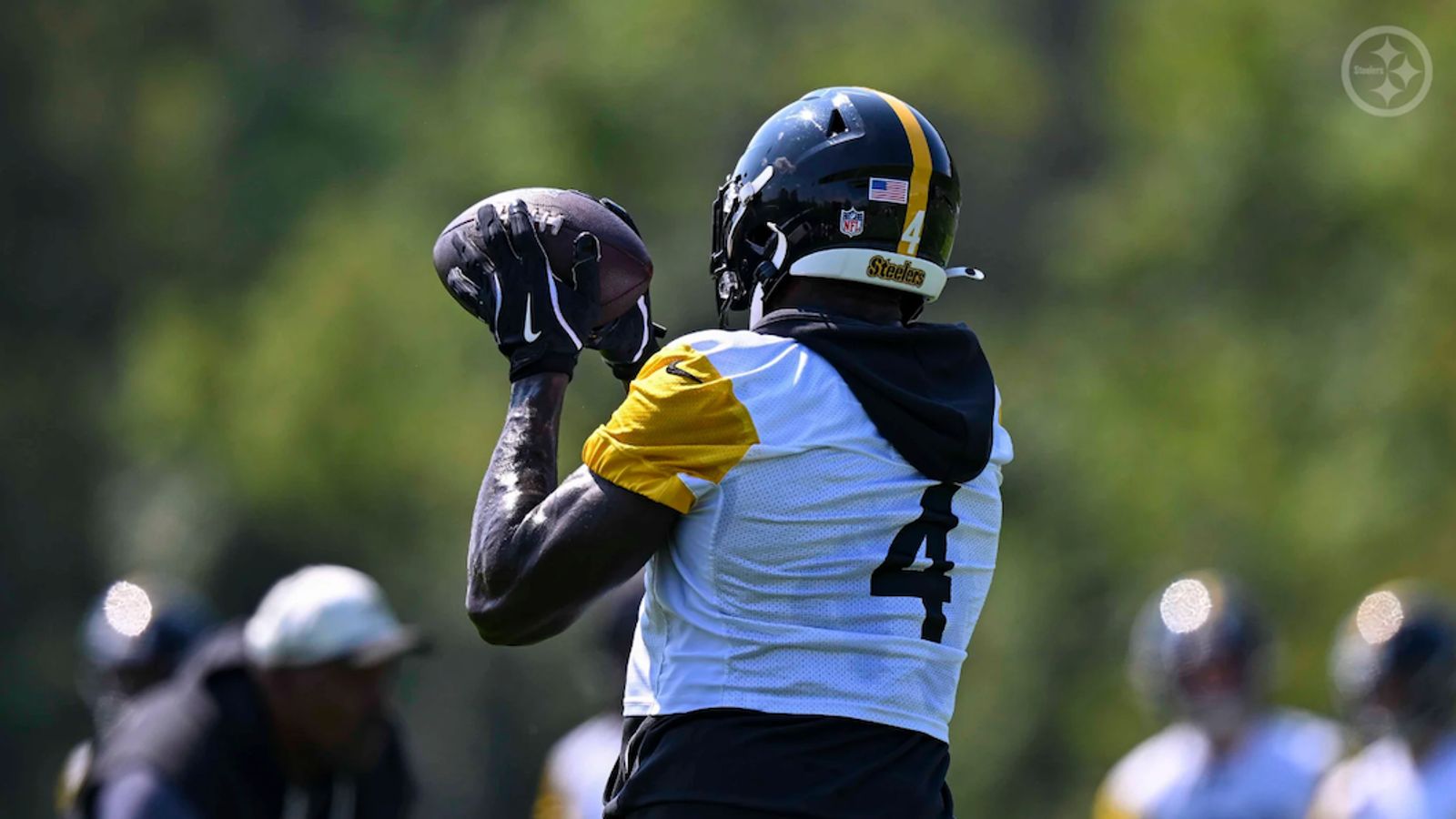 DK Metcalf Gives Unexpected Germie Bernard Review Before Steelers Debut (Steelers News). Photo by Alysa Rubin / Pittsburgh Steelers