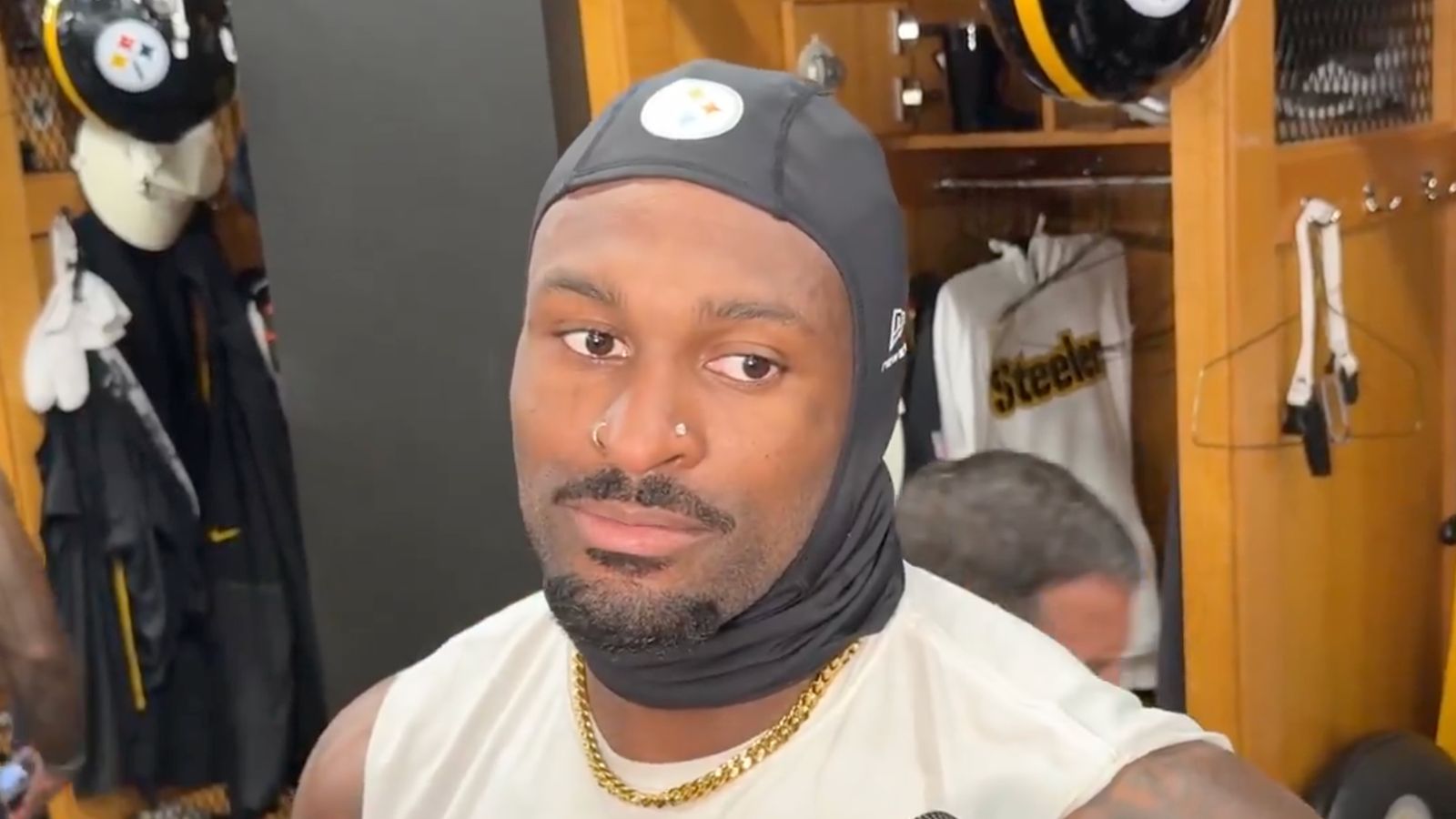 Steelers' DK Metcalf Gives Honest 4-Word Answer About His Breakout Game (Steelers News). Photo by 93.7 The Fan / X