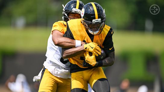 Steelers' Promising Rookie Seen Battling Injury As He Misses Time In Training Camp. Photo by Alysa Rubin / Pittsburgh Steelers