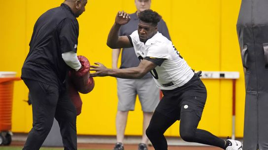 Steelers' Rookie Darnell Washington Surprised With A Few Dumb Mistakes Over The Weekend; Draws Plaxico Burress Comparison (Steelers Rookie Minicamp 2023)
