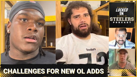 Steelers Broderick Jones and Isaac Seumalo Steelers Broderick Jones and Isaac Seumalo