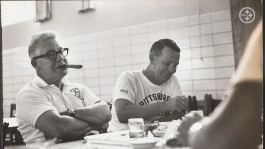 Steelers Art Rooney and Buddy Parker Steelers Art Rooney and Buddy Parker