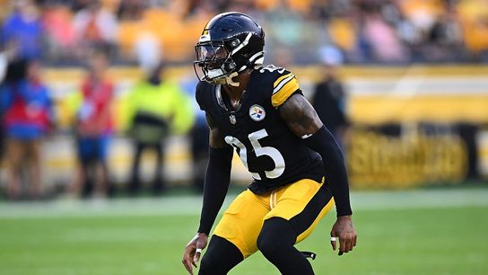 DeShon Elliott during the Steelers preseason matchup with the Buffalo Bills. Steelers DeShon Elliot