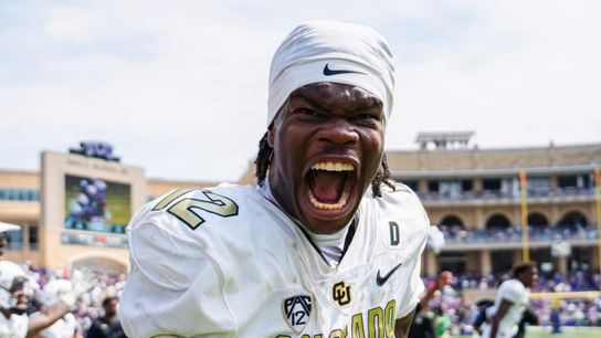 Colorado cornerback Travis Hunter during a game against TCU. Steelers' Travis Hunter