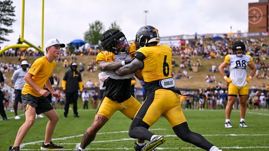Steelers' Jaylen Warren Patrick Queen Steelers' Jaylen Warren Patrick Queen
