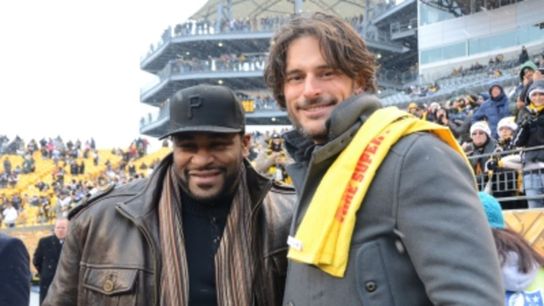 Pittsburgh Steelers Jerome Bettis Joe Manganiello Pittsburgh Steelers Jerome Bettis Joe Manganiello