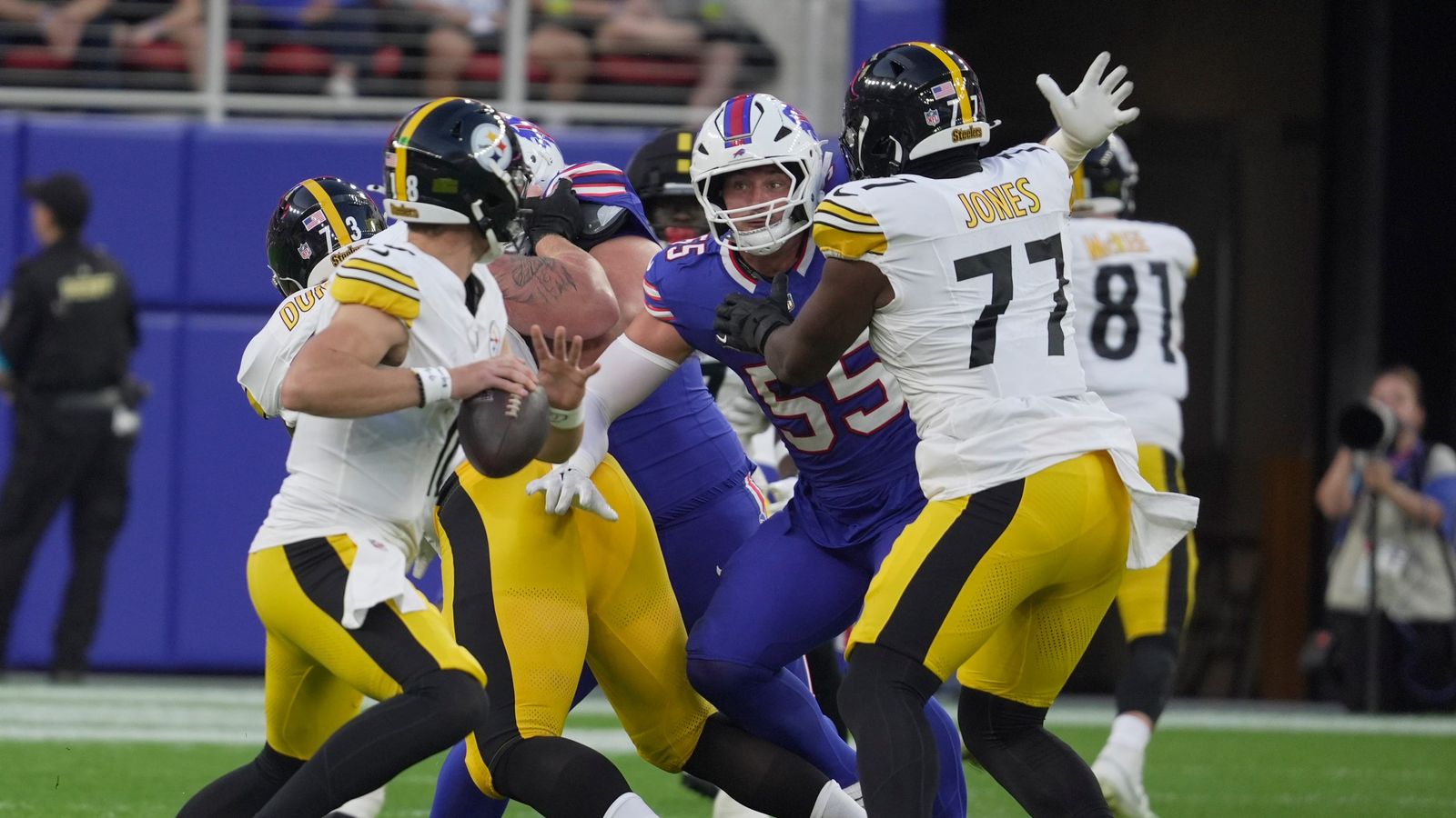 Cowboys' Brian Shottenheimer Sends Big Jab To Steelers Coaching Staff Over Broderick Jones (Steelers News). Photo by USA TODAY Network via Reuters Connect