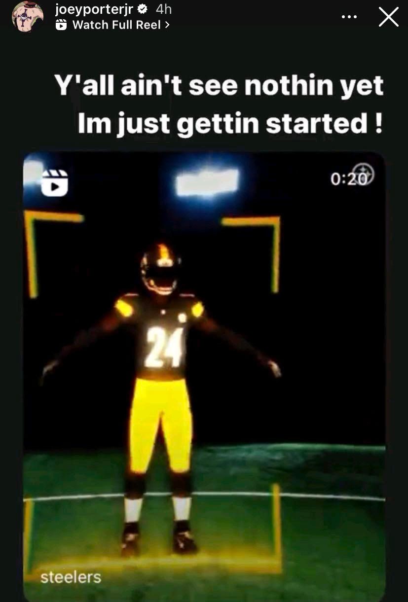 Steelers Joey Porter Jr.