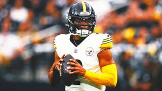 Steelers' Justin Fields' Special Relationship With Arthur Smith Could Be Exactly What Keeps Him In Pittsburgh (Steelers News). Photo by Ron Chenoy / USA Today Network
