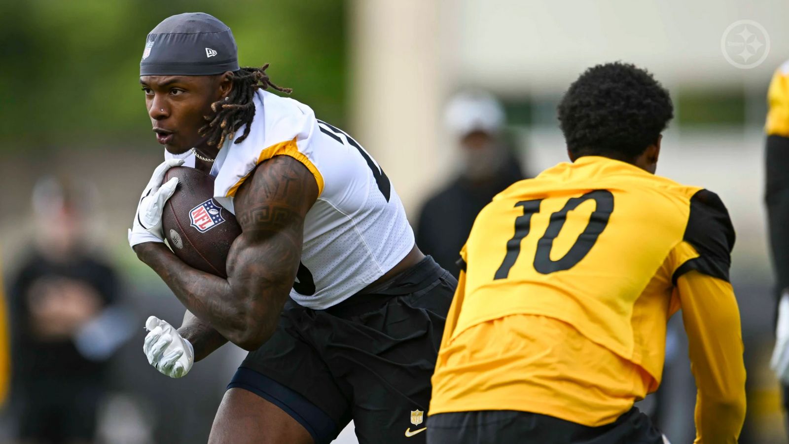 Steelers' Sebastian Castro Details Kaleb Johnson’s Bold Emergence (Steelers News). Photo by Alysa Rubin / Pittsburgh Steelers