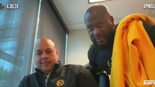 Steelers Great James Harrison Sends Brutally Honest Message To Stephen A. Smith (Steelers News). Photo by The Pat McAfee Show