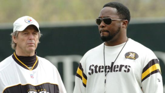 Steelers Dick LeBeau and Mike Tomlin Steelers Dick LeBeau and Mike Tomlin