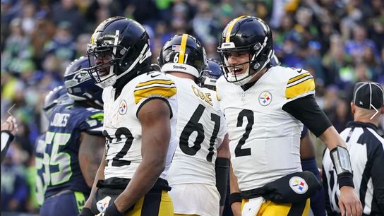 Steelers Mason Rudolph and Najee Harris Steelers Mason Rudolph and Najee Harris