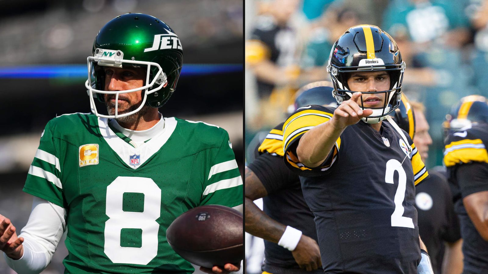 Long Time Steelers QB Delivers Surprising Statement: "You Have To Give The Edge To Mason Rudolph" (Steelers News). Photo by Cooper Neill / Getty Images, Bill Streicher / Imagn Images via The Athletic