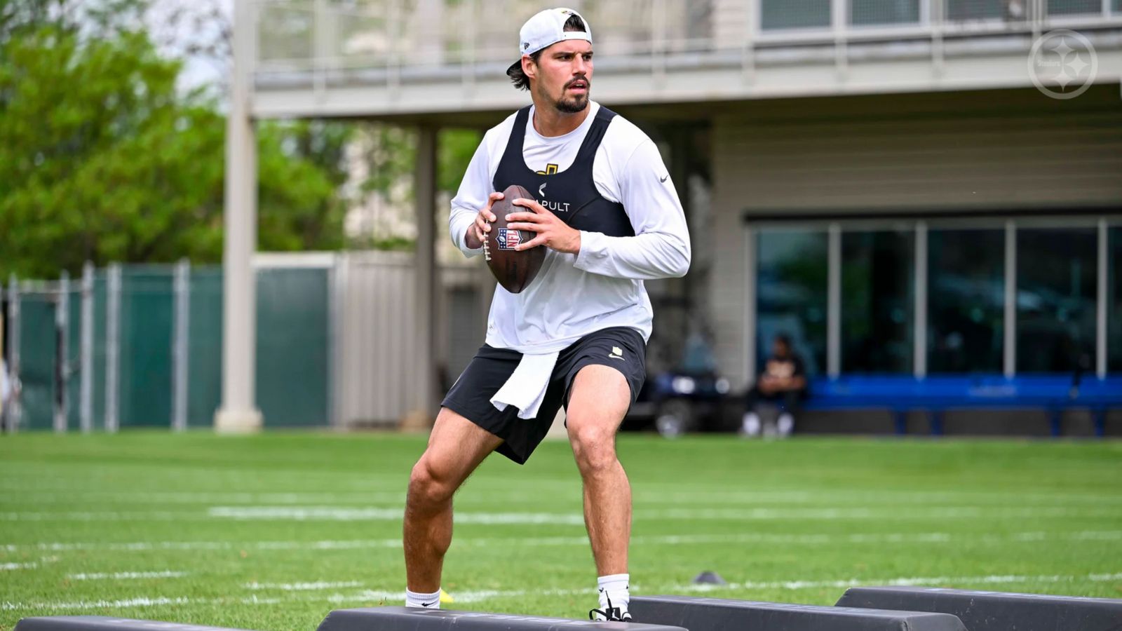 Steelers' Mason Rudolph Breaks Silence On Aaron Rodgers After First Day Of 2025 OTAs (Steelers News). Photo by Alysa Rubin / Pittsburgh Steelers