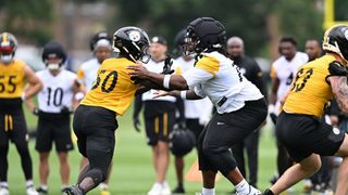 "Going To Be Hard For Him": Steelers' Promising Max Iheanachor Plan Hits Its First Major Roadblock (Steelers News). Photo by Barry Reeger / Imagn Images