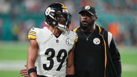 Steelers' Minkah Fitzpatrick Mike Tomlin Steelers' Minkah Fitzpatrick Mike Tomlin