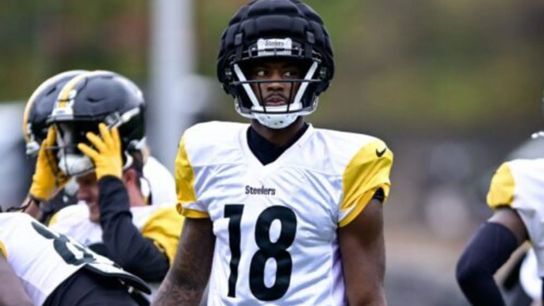 Steelers' Wide Receiver Mike Williams at Practice Steelers Mike Williams