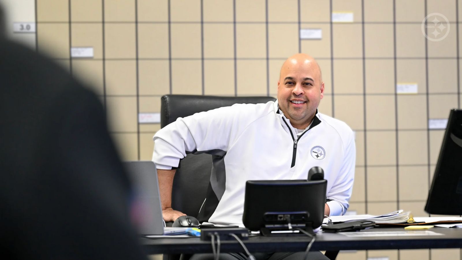 Abate: Steelers' 2026 Mock Draft — A Trade-Happy Omar Khan Fixes An Abundance Of Roster Holes (Steelers News). Photo by Karl Roser / Pittsburgh Steelers