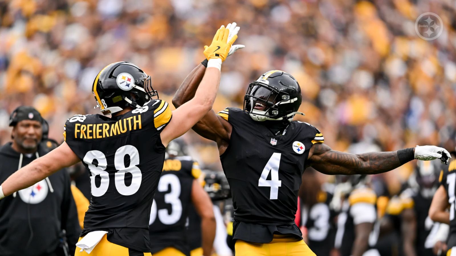 Steelers' Pat Freiermuth Points Finger At Receivers For Big Problem (Steelers News). Photo by Karl Roser / Pittsburgh Steelers