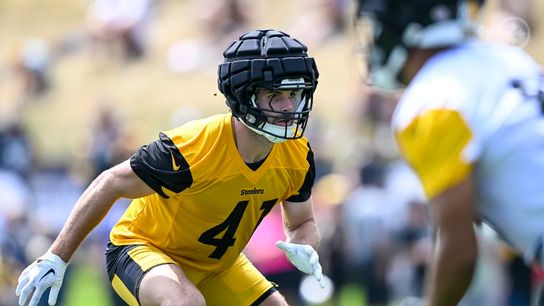 Steelers' Rookie Linebacker Payton Wilson in his first week of training camp with the team in Latrobe, PA. Steelers' Rookie Linebacker Payton Wilson in his first week of training camp with the team in Latrobe, PA.