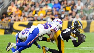 Steelers Fans Should Start To Worry About The Wide Receiver Room, Not Russell Wilson (Steelers News). Photo by Jon Willey / Pittsburgh Steelers