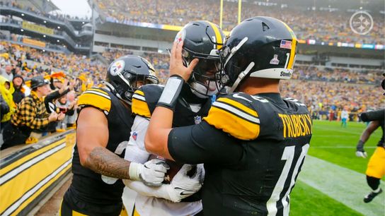 Steelers George Pickens and Mitch Trubisky Steelers George Pickens and Mitch Trubisky