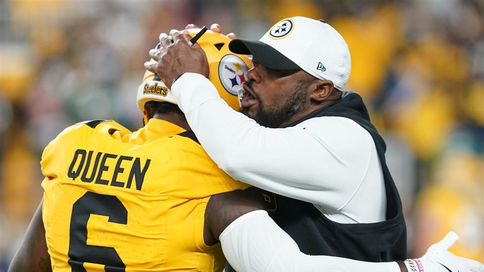 Steelers' Omar Khan Receives Alarming Message Regarding Patrick Queen (Steelers News). Photo by Associated Press