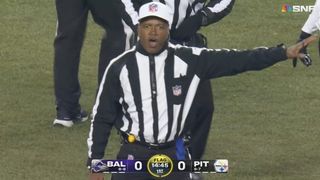 Former NFL Officiating VP Takes Steelers' Side In Controversial No-Call During Ravens Ending (Steelers News). Photo by Sunday Night Football Broadcast