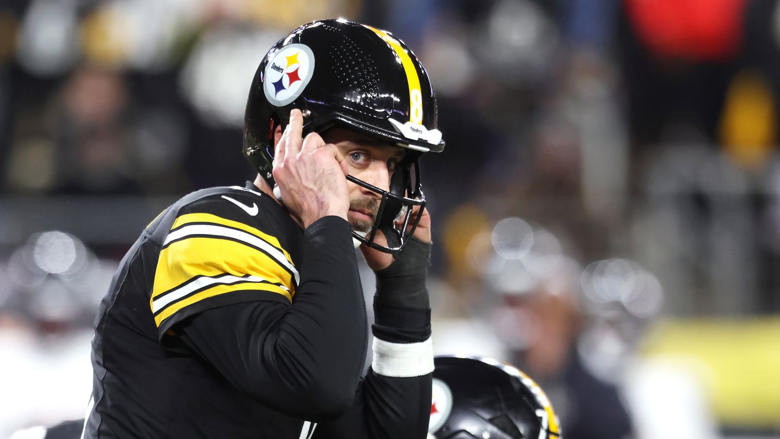 Steelers' Aaron Rodgers Hears Crazy Will Howard Prediction That Turns Heads (Steelers News). Photo by Charles LeClaire / Imagn Images