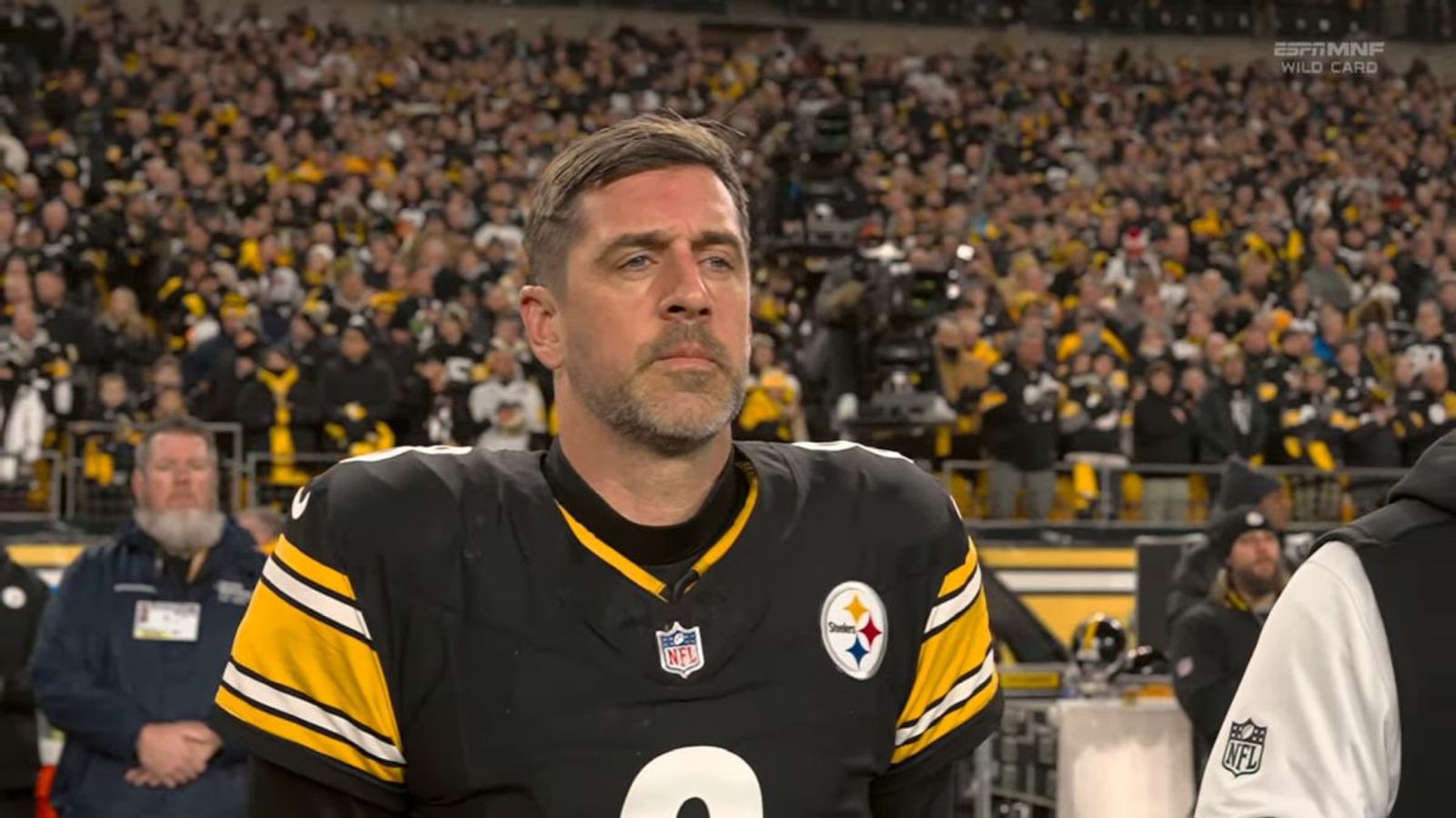 Aaron Rodgers Delivers Honest Update To Steelers' Omar Khan And Mike McCarthy: "There's Been No Deadline" (Steelers News). Photo by ESPN NFL Broadcast