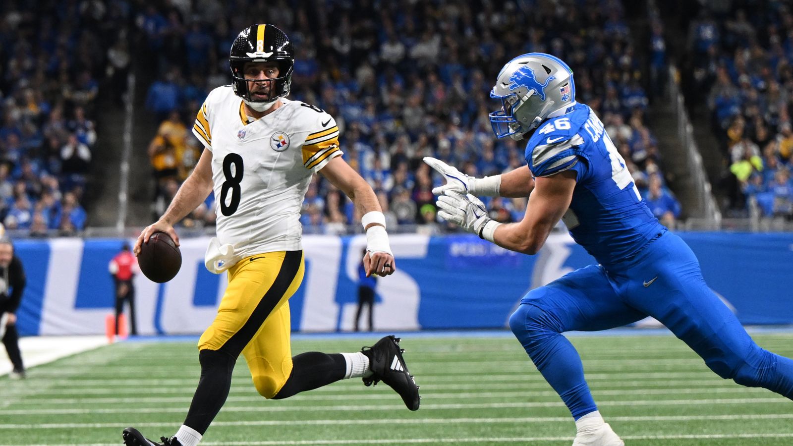Steelers Seriously Feel Like Everyone Is Dead Wrong About Aaron Rodgers’ Legs (Steelers News). Photo by Lon Horwedel / Imagn Images