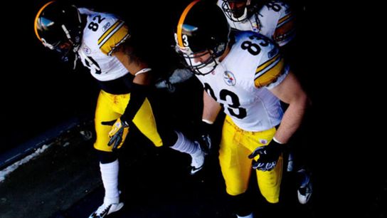 Former Steelers Weslye Saunders And Heath Miller Former Steelers Weslye Saunders And Heath Miller